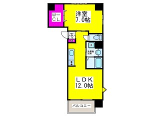 シティ－コ－ト南瓦町の物件間取画像